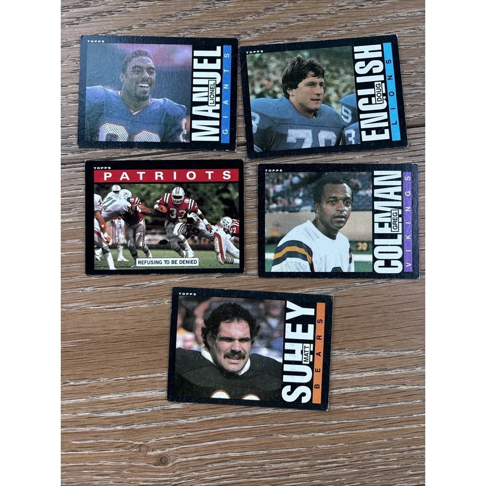 Vintage NFL Football Card Lot 80+‎ Cards Early 1990s Topps Donruss Fleer